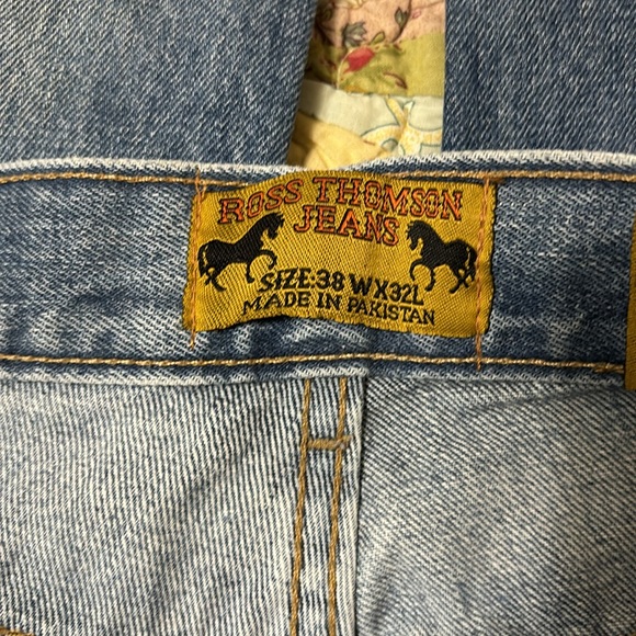 NWT Ross Thomson jeans size  38 x 32. Never worn - Picture 11 of 12